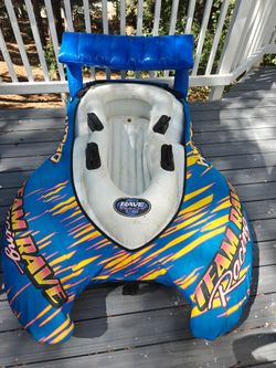 RAVE Sports Hydro Team Rave Racing Towable Boat Tube Sport Car Like Tube for 2 Person