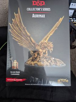 D&D Collector's Series Aurinax Miniature Set w/ Barok Clanghammer