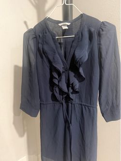 Ruffle Long Sleeve Dress