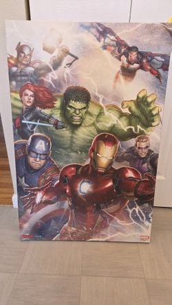 Marvel The Avengers Wall Art Canvas