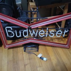 Budweiser Neon Sign