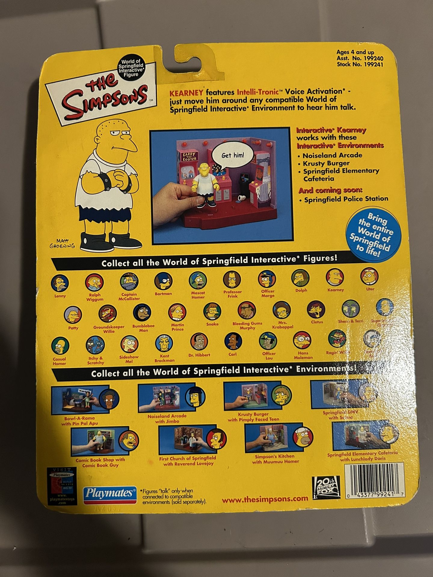 Playmates Toys The Simpsons Kearney Action Figure