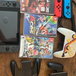 Nintendo Switch + Games 
