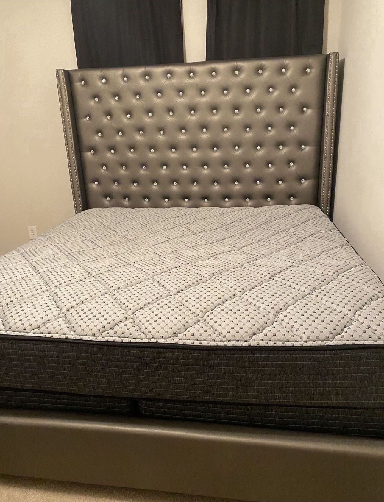 Upholstered King Size Head Board