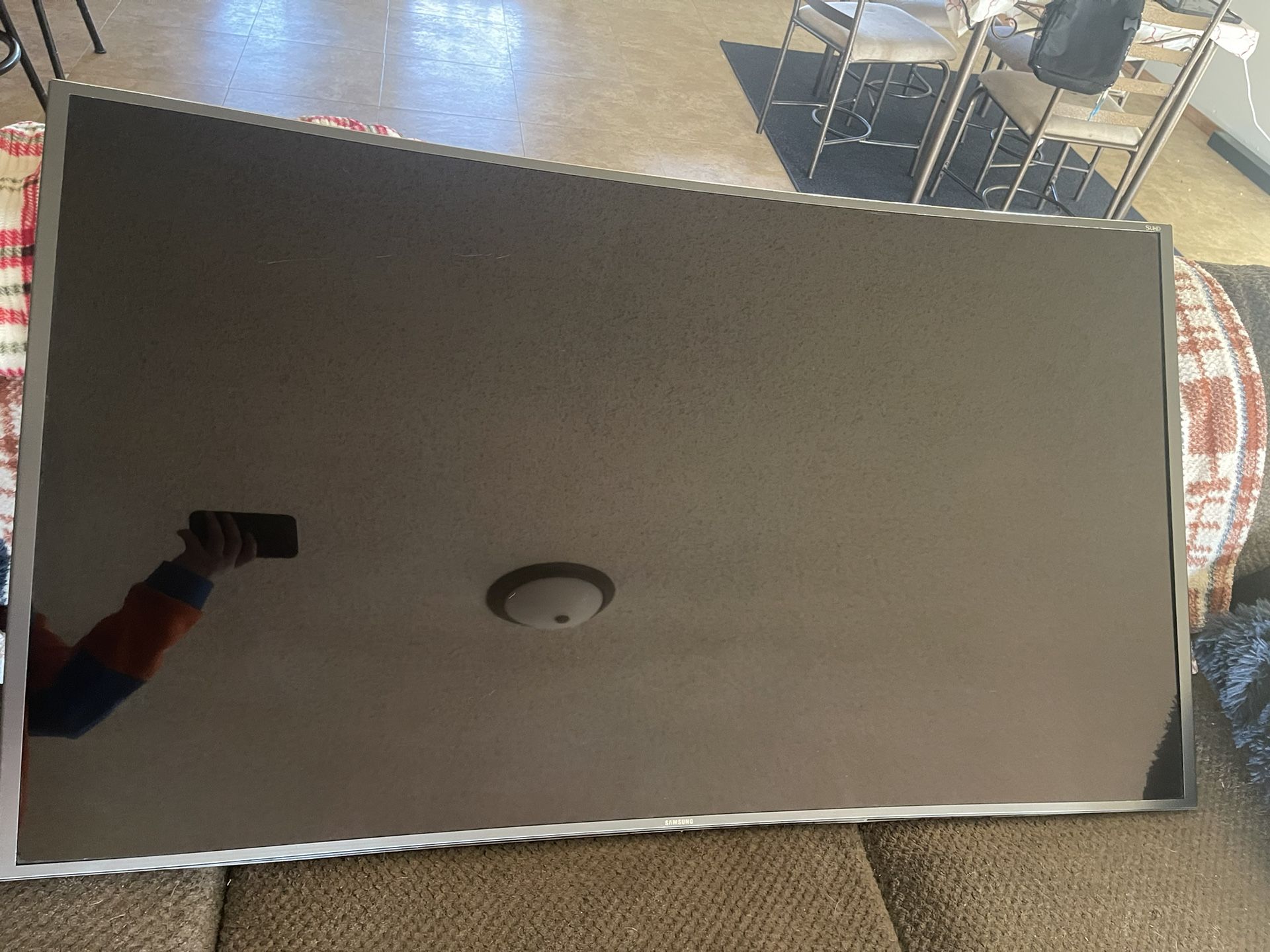 55” Curved Samsung Smart TV & Roku Device