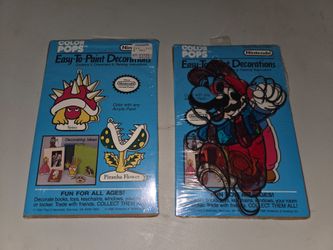 Vintage Mario Nintendo Stencils 1(contact info removed) Unopened