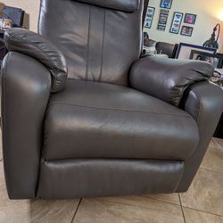 Leather Rocking Recliner Chair 