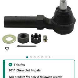 2 Moog Tie Rods For GM