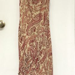 Red paisley Print Sundress