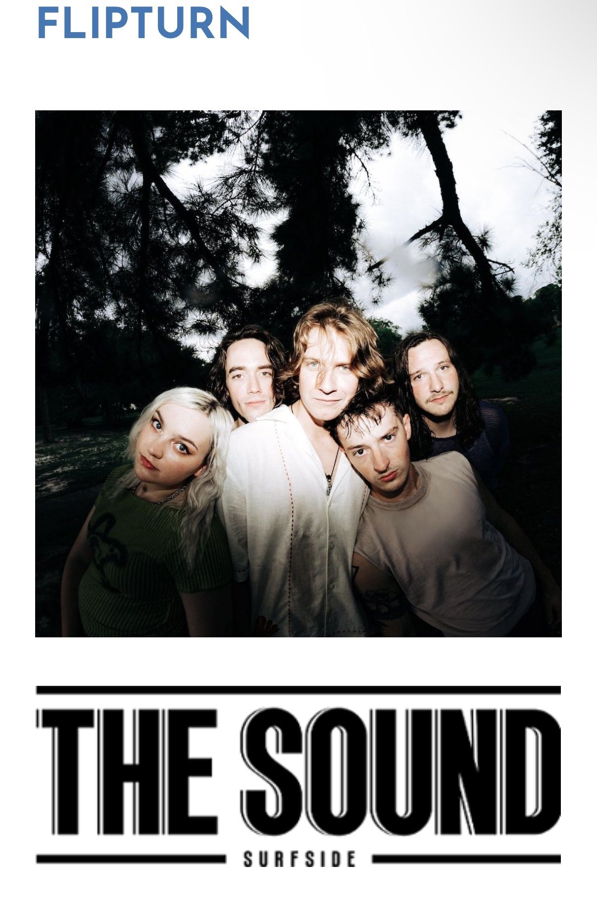 Flipturn Tickets - The Sound, Del Mar March 6th