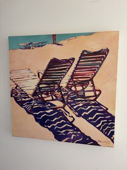 Painting - Beach 31 in x 31 in