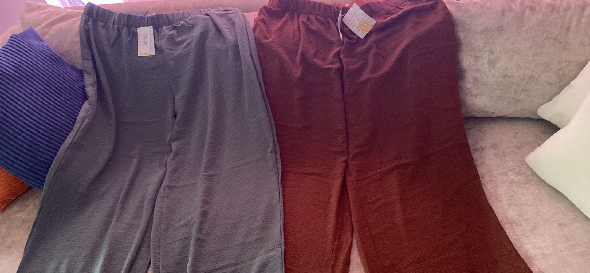 New 3x LulaRoe Pants (green And Brown)