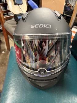 SEDICI STRADA 3 Motorcycle Helmet Size Small Brand New With A Sena 50s Mesh Intercom Headset Sounds By Harmon Kardon