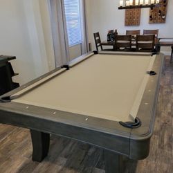 Modern Pool Table With Drawer