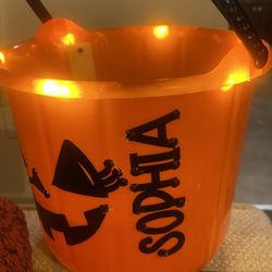 Trick Or Treat Bucket