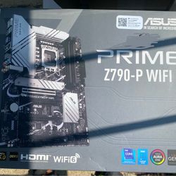 ASUS Prime Z790-P WiFi LGA 1700(Intel® 13th &12th Gen) ATX Motherboard (PCIe 5.0,DDR5,14+1 Power Stages,3X M.2,WiFi 6,Bluetooth v5.2,2.5Gb LAN, USB 3.