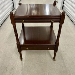 Bombay Company Vintage Regency Style Two Tier Side Table 