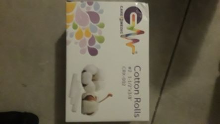 Dental cotton rolls