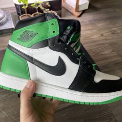 Jordan 1 Lucky Green Size 10 Bred Royal Reimagined