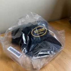 Supreme Vanson Leathers Spider-Man Mesh Back 6-Panel Hat Black