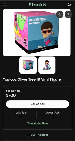 Youtooz Oliver tree 1ft Vinyl Figure