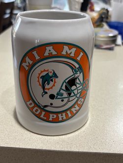 Miami Dolphins Ceramic Beer Stein Mug