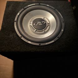 10” Phoenix Gold Subwoofer And Box