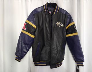 OFFICIALLY LICENSED RAVENS GENUINE LEATHER HEAVY WEIGHT JACKET (BRAND NEW)