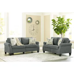 Alessio Sofa and Loveseat Red-Hot Clearance