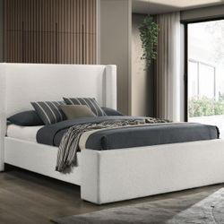 Queen Size upholstered bed. $53 Down Payment