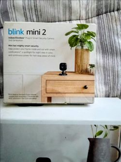 Blink mini 2 indoor plug in HD smart security cameras