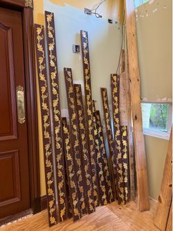 Gold leaf trim