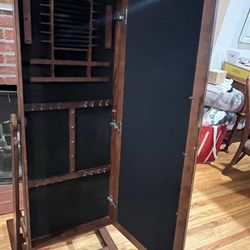 Mirrored Jewelry Cabinet