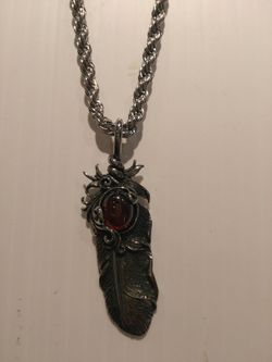 Stainless steel chain and charm original