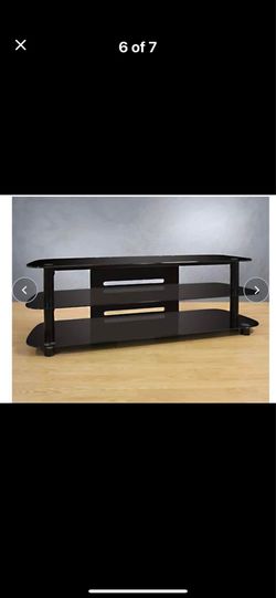 Glass TV stand