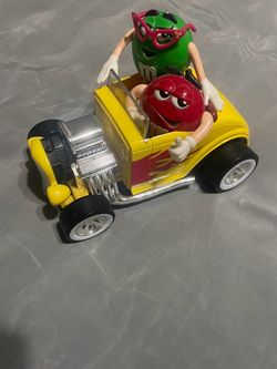 Hotrod M&M’s dispenser