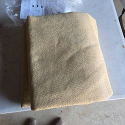 Mesh Shade Tarp Triangular Breathable UV Block Sun Shade Sail Outdoor Covering Cloth for Deck, Backyard, Pool, 12'x12'x12', Sand Color