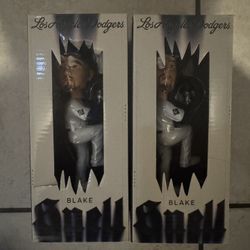 2 LA DODGERS BLAKE SNELL BOBBLEHEADS