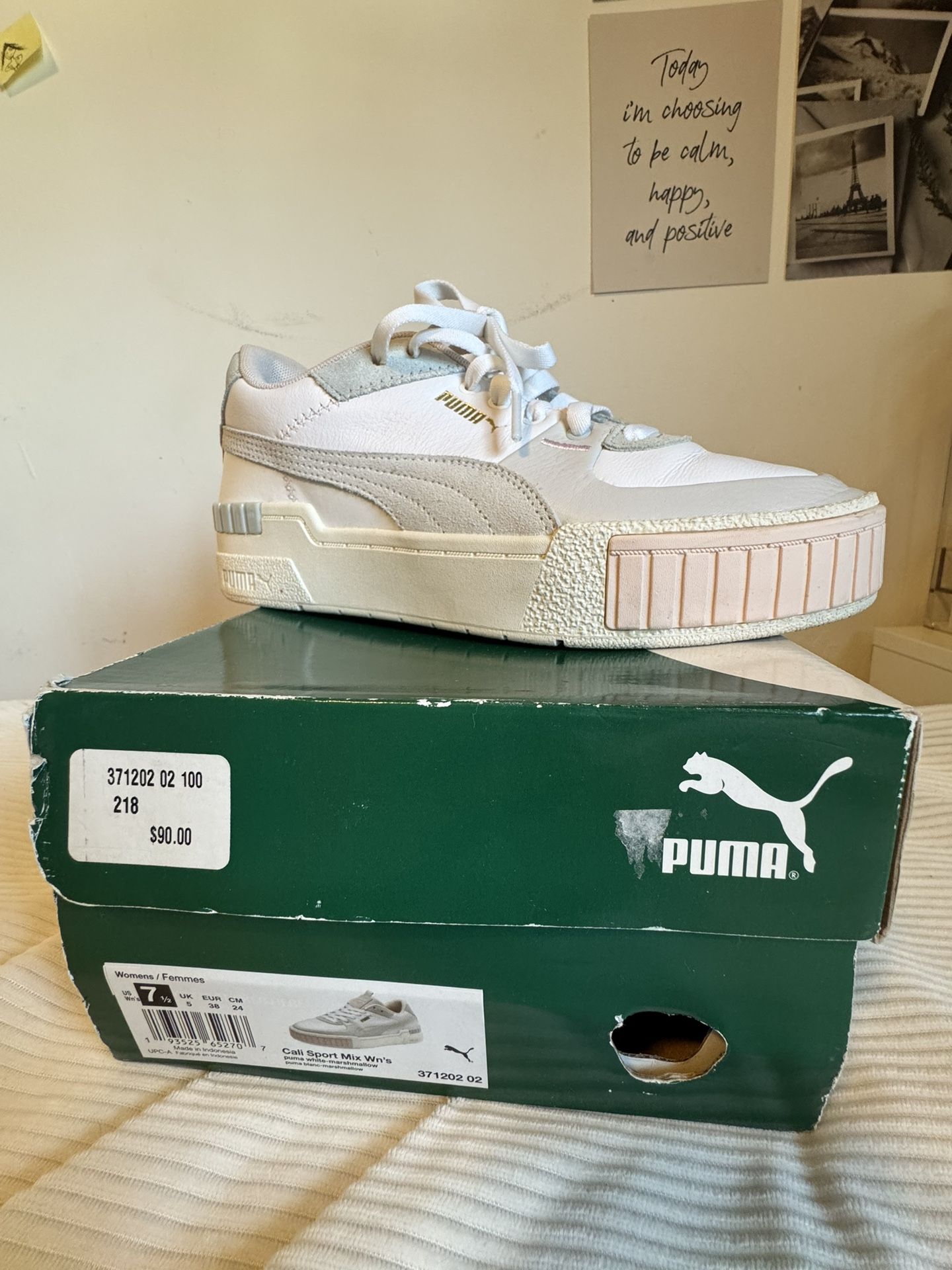 PUMA Cali Shoes Size 7.5
