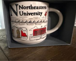 NEW Starbucks Northeastern University Been There Campus Collection 14 oz Mug Cup