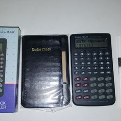 Radio shack personal Data calculator