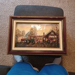 Raised Farm Artwork/ Repair Shop Scene