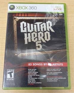 Guitar Hero 5 (Microsoft Xbox 360, 2009)