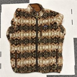 Patagonia Pristine Men’s RARE Retro-X Cardigan Deep Pile Fleece Teddy Jacket