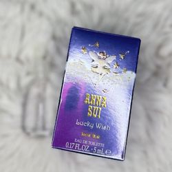 Anna Sui Lucky Wish Eau de Toilette 5ml - a delicate, unisex fragrance #fragrance