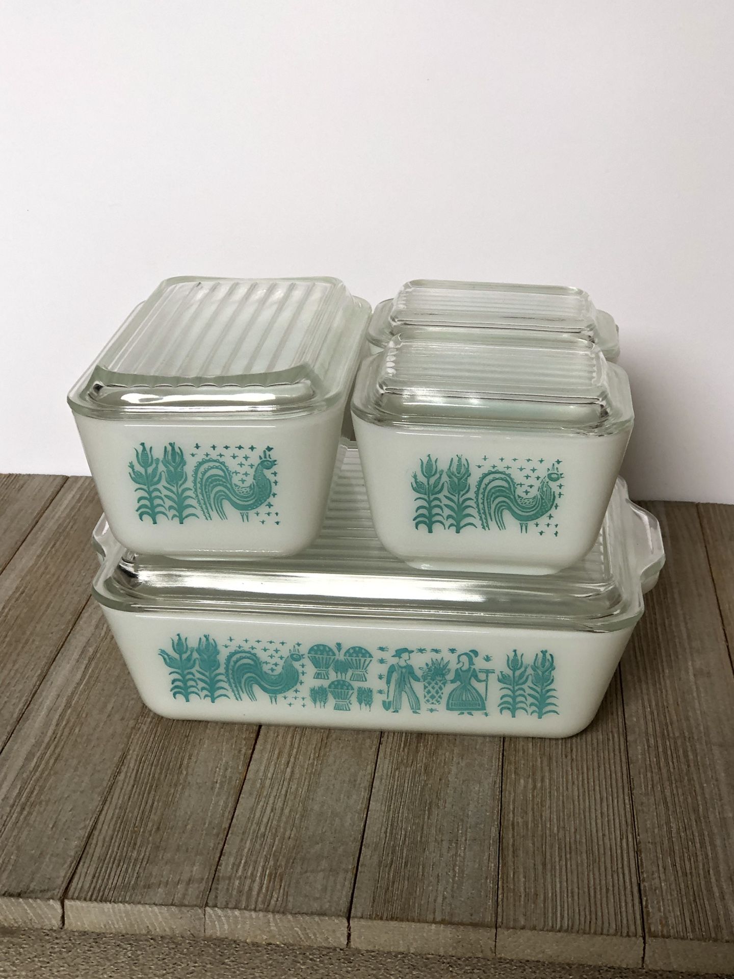 Vintage Pyrex Butterprint set (8pc)