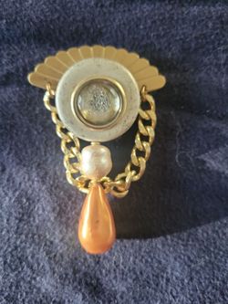 Vintage costume jewelry pins