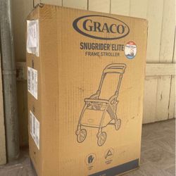 Graco Snugrider Elite Frame Stroller With Carseat 