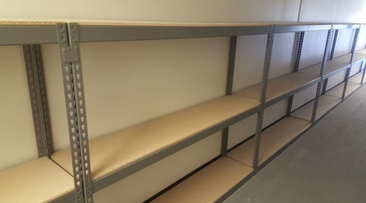 Warehouse Shelving 72 in W x 18 in D Commercial Boltless Storage Rack New Better Than Homedepot Lowes Sears Delivery Available