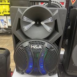 Bluetooth Speaker H & A With 2000W  Rechargeable New In Box With Microphone! 🔊